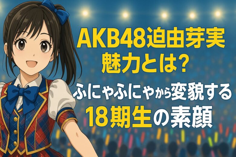 AKB48 迫由芽実の魅力とは？ふにゃふにゃから変貌する18期生の素顔