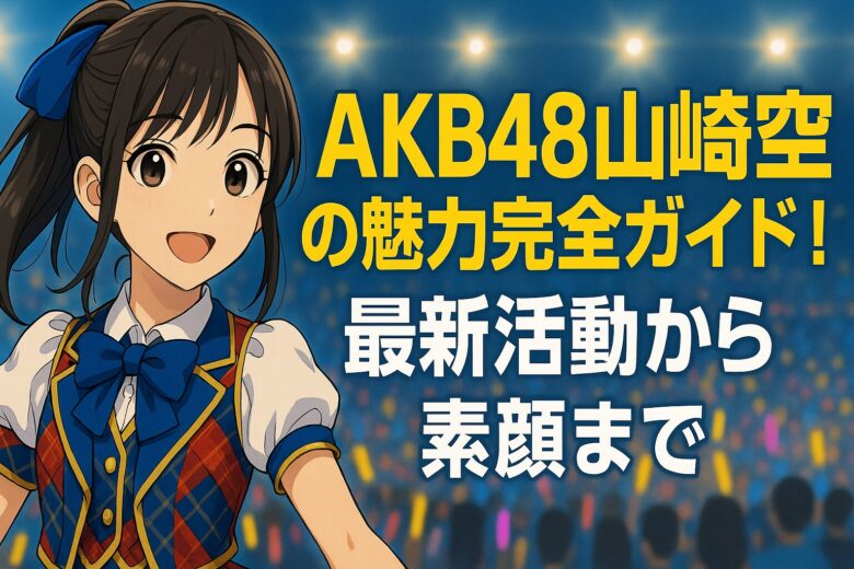 AKB48山﨑空の魅力完全ガイド！最新活動から素顔まで