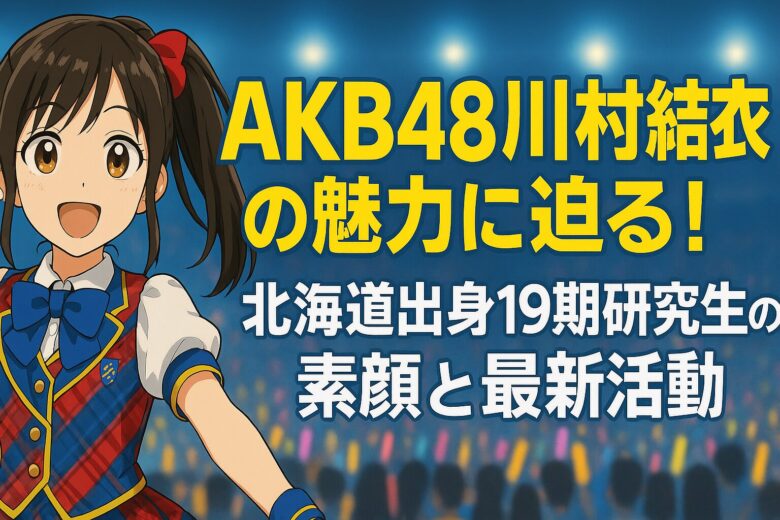 AKB48川村結衣の魅力に迫る！北海道出身19期研究生の素顔と最新活動