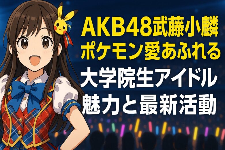 AKB48武藤小麟：ポケモン愛あふれる大学院生アイドルの魅力と最新活動