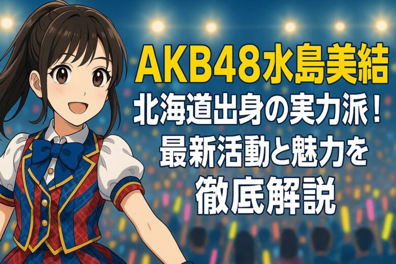 AKB48水島美結北海道出身の実力派！最新活動と魅力を徹底解説1