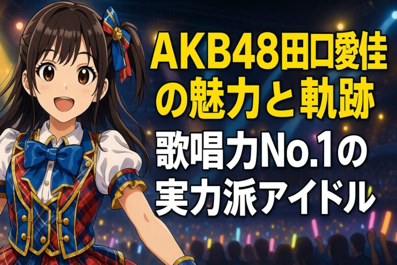AKB48田口愛佳の魅力と軌跡｜歌唱力No.1の実力派アイドル