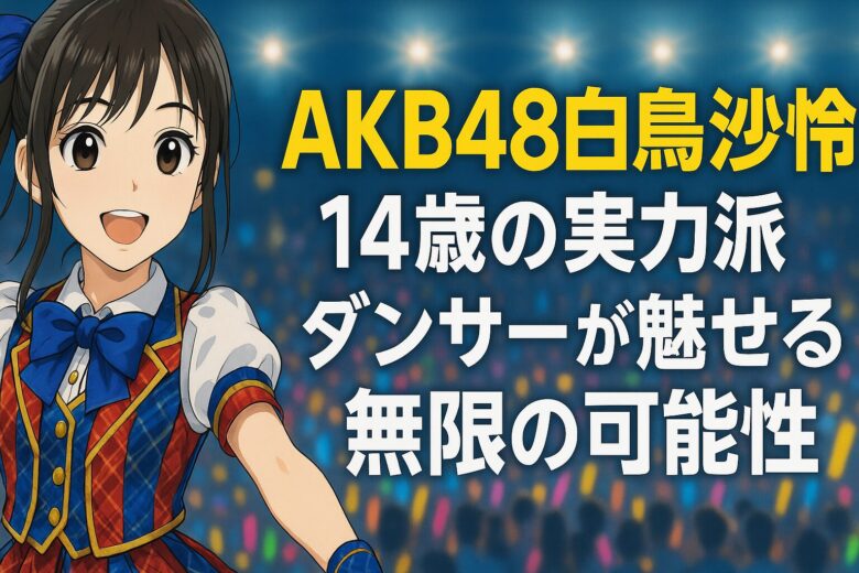 AKB48白鳥沙怜14歳の実力派ダンサーが魅せる無限の可能性