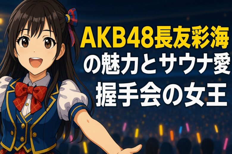 AKB48長友彩海の魅力とサウナ愛｜握手会の女王