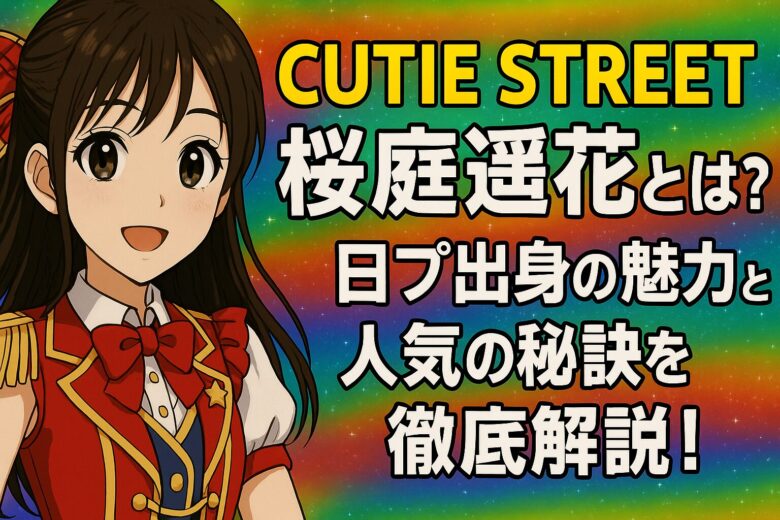 CUTIE STREET桜庭遥花とは？日プ出身の魅力と人気の秘訣を徹底解説！