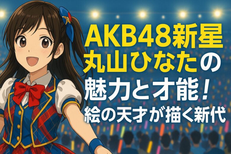 【AKB48新星】丸山ひなたの魅力と才能！絵の天才が描く新時代