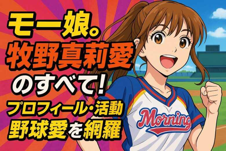 モー娘。牧野真莉愛のすべて！プロフィール・活動・野球愛を網羅