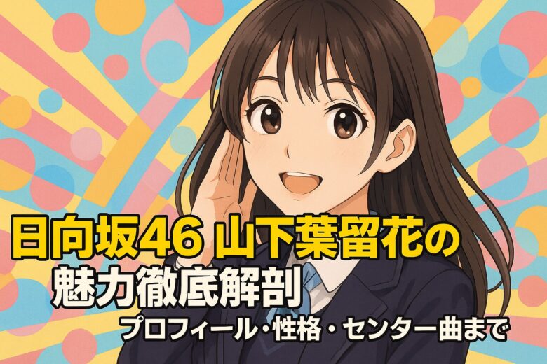 日向坂46 山下葉留花の魅力徹底解剖！プロフィール・性格・センター曲まで