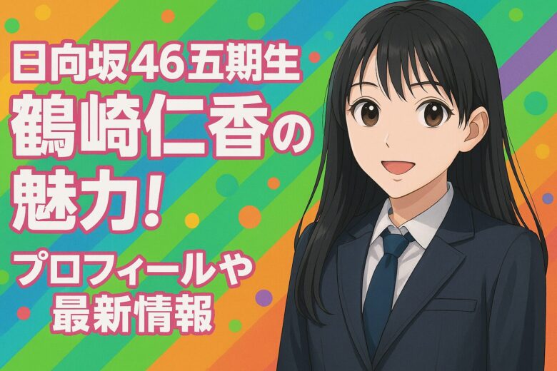 日向坂46五期生・鶴崎仁香の魅力！プロフィールや最新情報