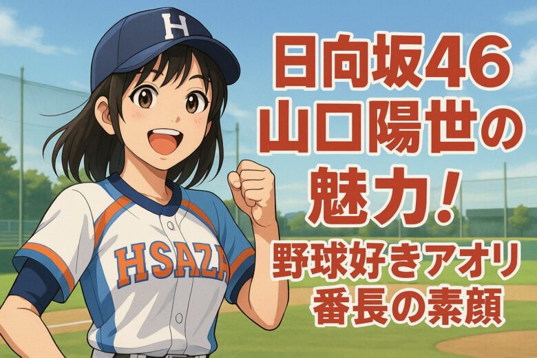 日向坂46山口陽世の魅力！野球好きアオリ番長の素顔