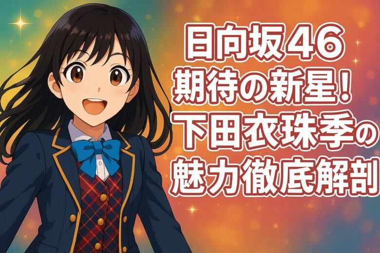 日向坂46期待の新星！下田衣珠季の魅力徹底解剖