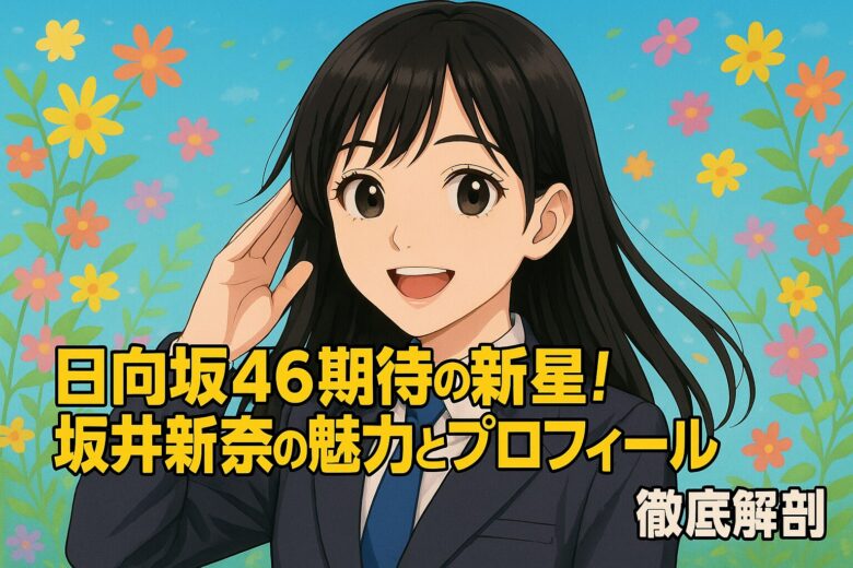 日向坂46期待の新星！坂井新奈の魅力とプロフィール徹底解剖