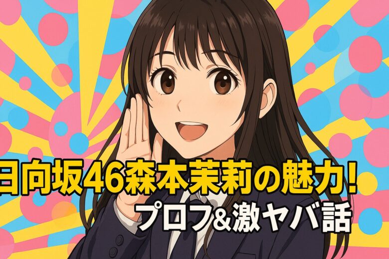 日向坂46森本茉莉の魅力！プロフ＆激ヤバ話