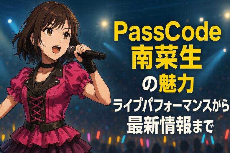 PassCode 南菜生の魅力ライブパフォーマンスから最新情報まで