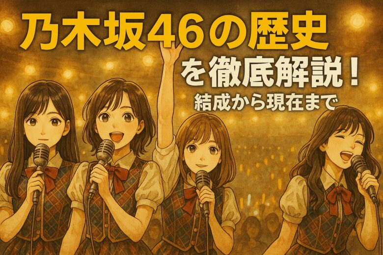 乃木坂46の歴史を徹底解説！結成から現在まで